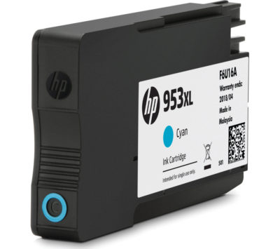HP 953XL Cyan Ink Cartridge HP 953XL Cyan Ink Cartridge